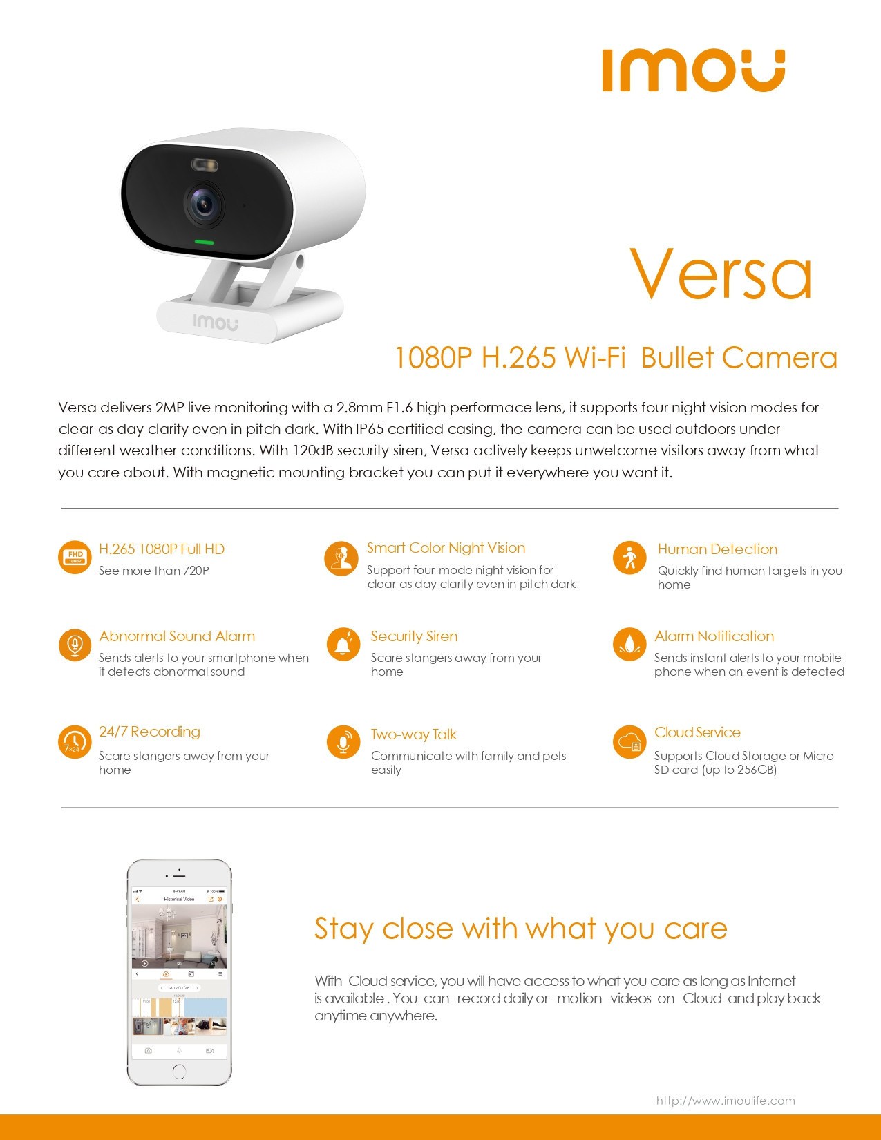 IMOU Versa 2MP Wifi เลนส์ 2.8mm - Image 3